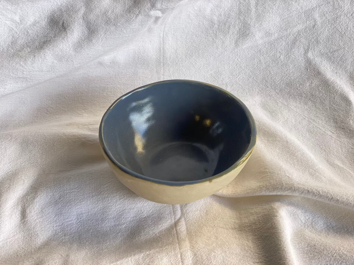 Bol - ⌀14*5 cm - Grès Doux - Bleu Gris