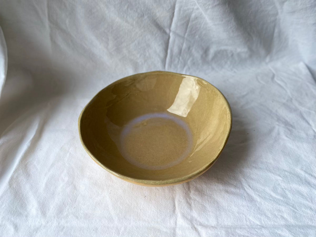 Bol - ⌀18*5 cm - Grès Roux - Transparent