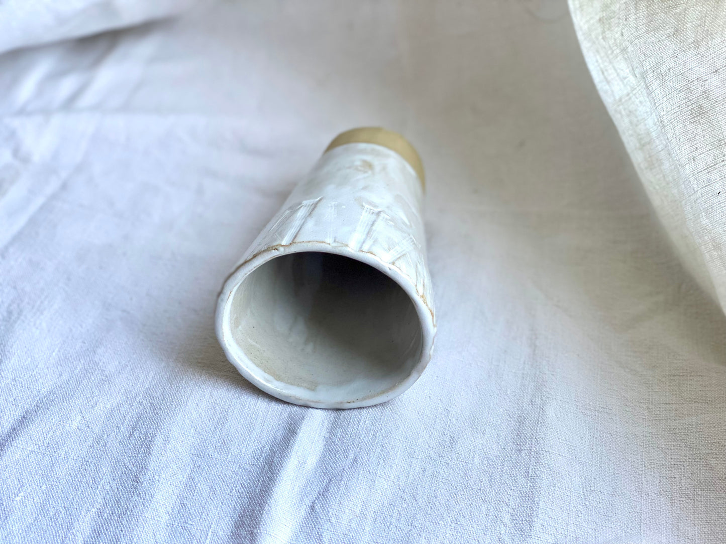 Gobelet -Coquille - Blanc Gloss