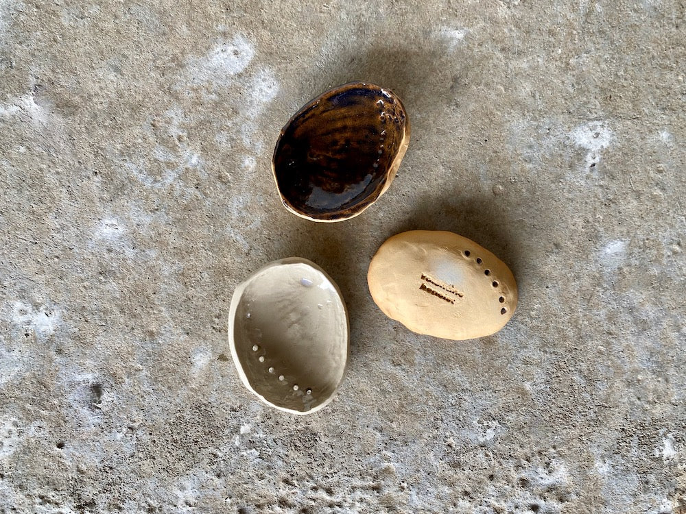 Ormeau - Grès Roux - Blanc Gloss