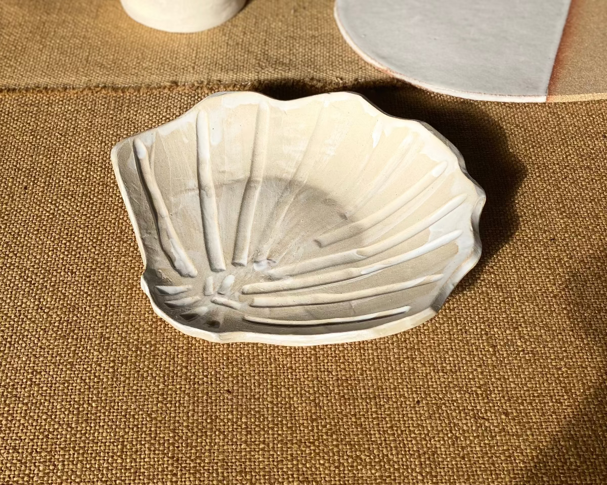 Pièce Décorative - Coquille Saint-Jacques - Blanc