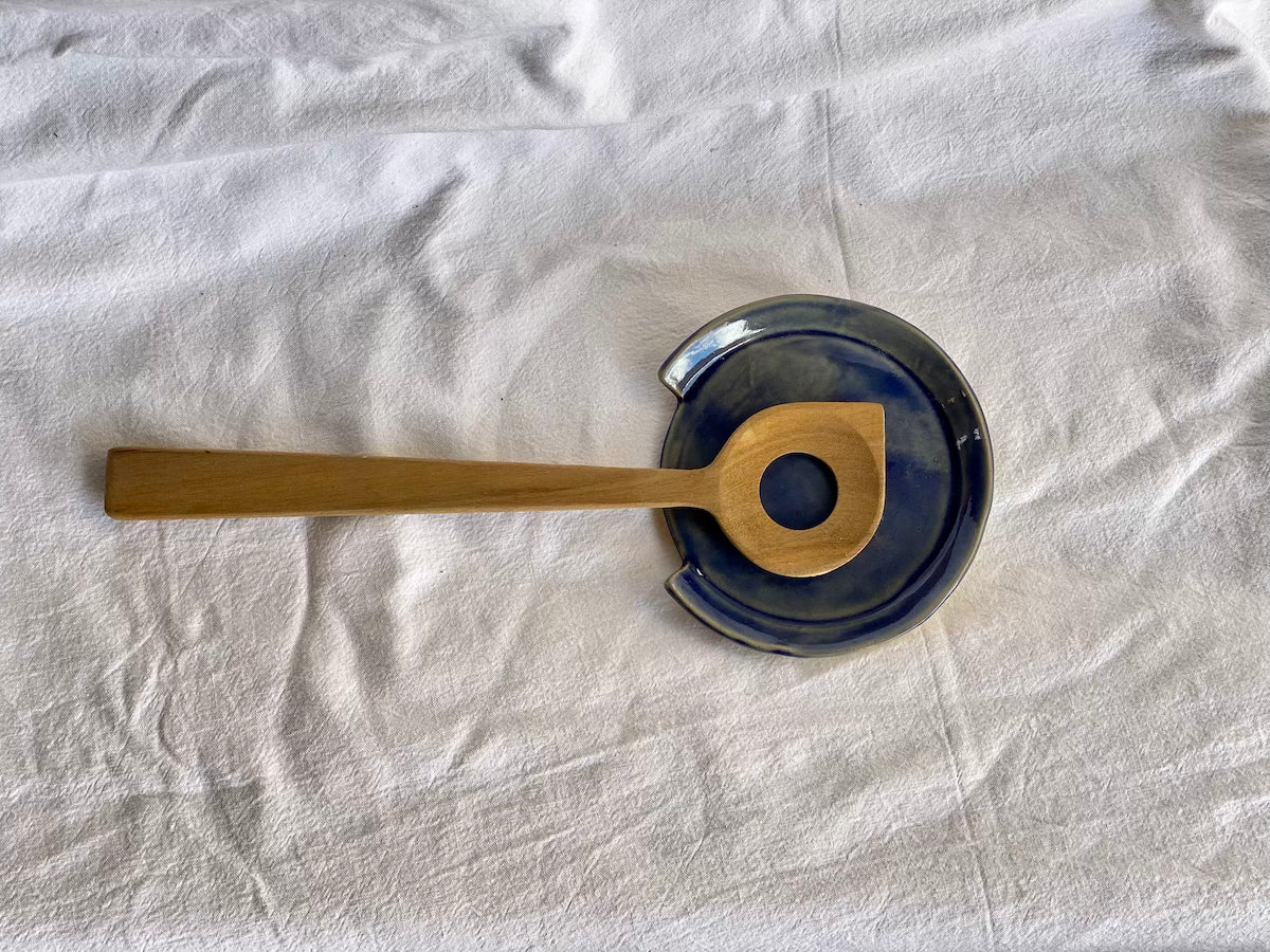 Repose-spatule - Grès Doux - Bleu Délavé