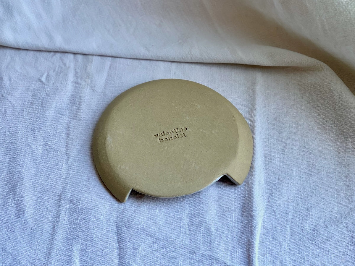 Repose-spatule - Grès Doux - Blanc Gloss