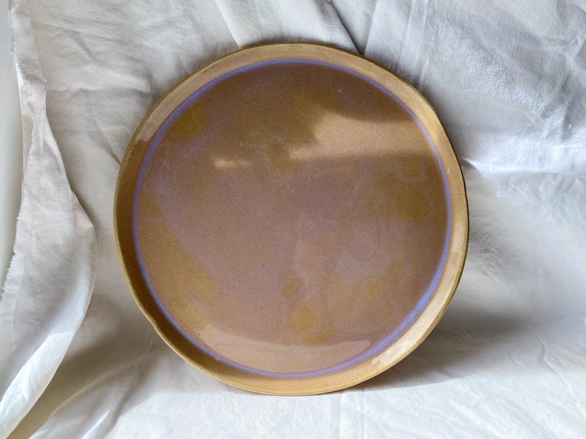 Plat Tarte - ⌀ 30 cm - Grès Roux - Lilas