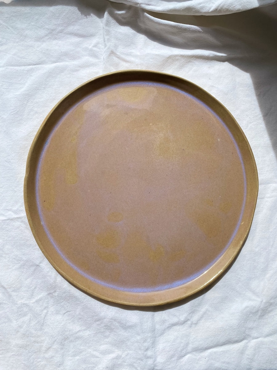 Plat Tarte - ⌀ 30 cm - Grès Roux - Lilas