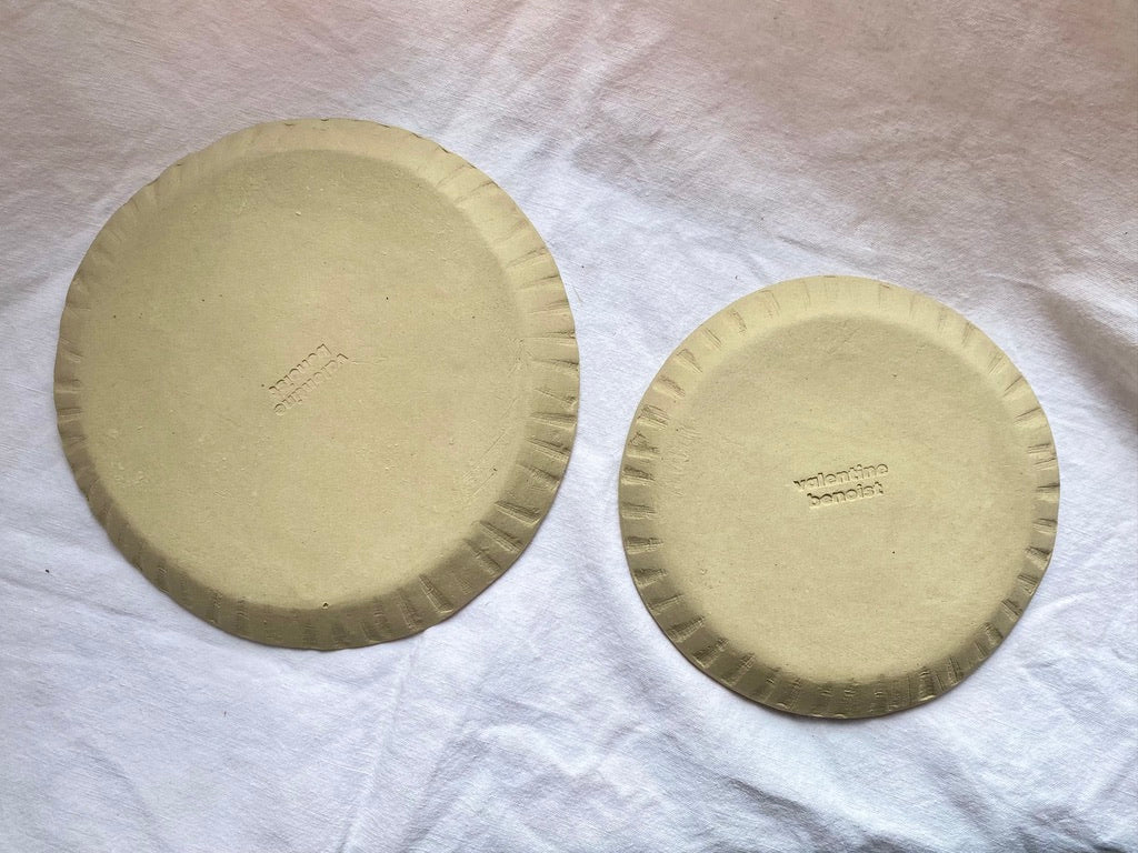 Assiette Saint-Jacques - ⌀25 cm - Grès Doux - Blanc Gloss