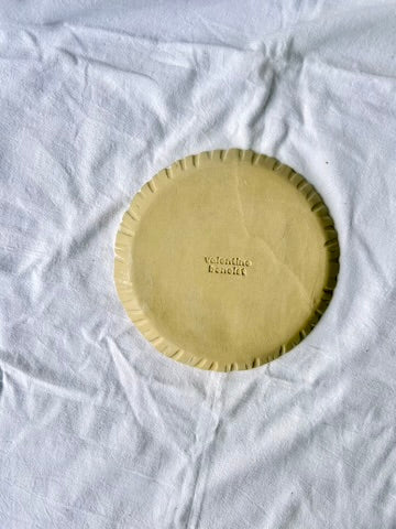 Assiette Saint-Jacques - ⌀18 cm - Grès Doux - Blanc Gloss