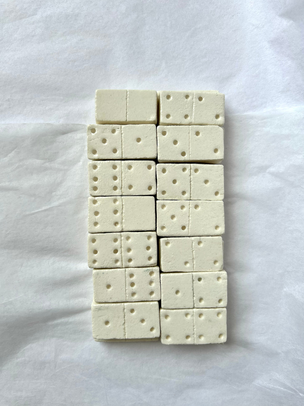 Dominos - Set - Grès Blanc Gloss