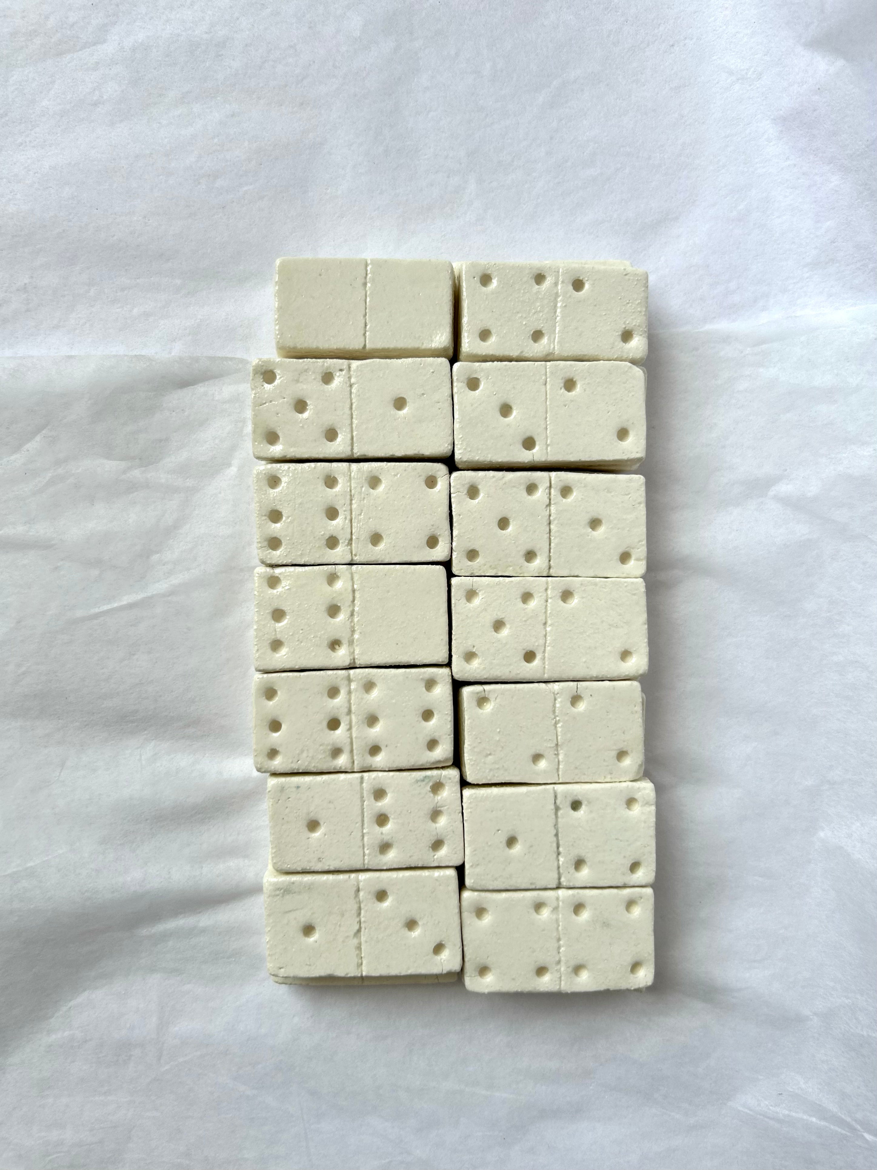 Dominos - Set - Grès Blanc Gloss
