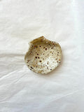 Scallop Shell Dish - Beige Stoneware - Wood-Fired