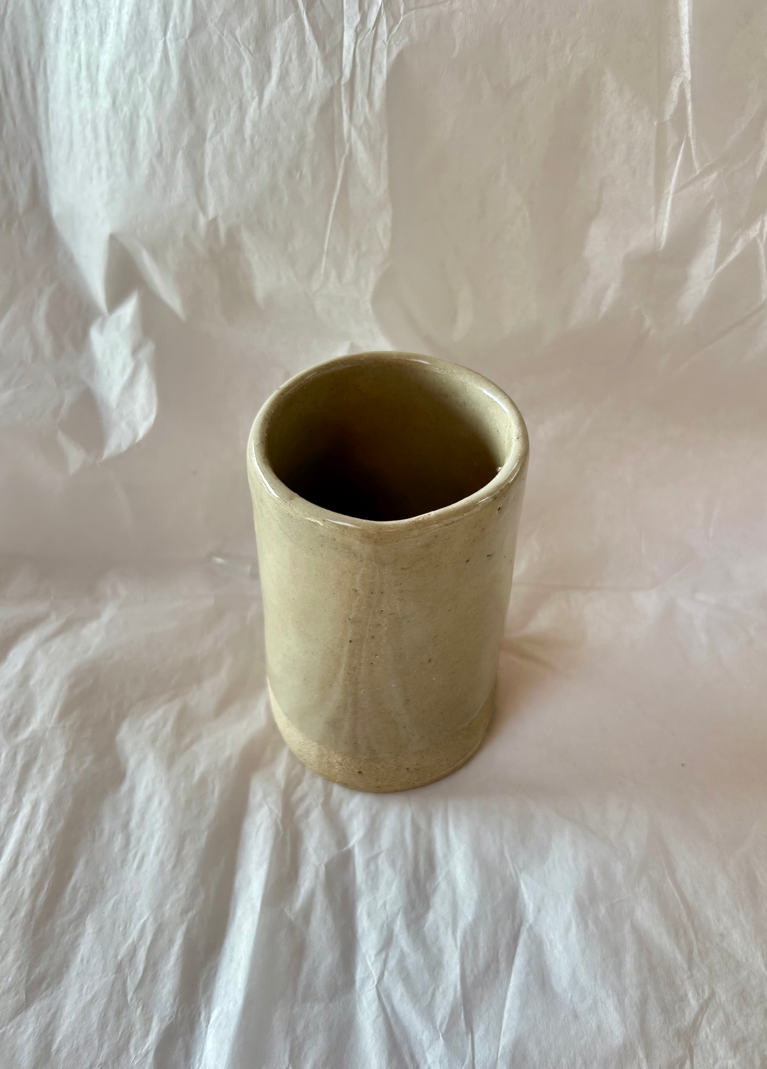 Gobelet / Tasse- Grès Gris - Transparent Gloss
