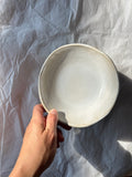 Assiette creuse - ⌀16 cm - Grès Doux - Blanc Gloss