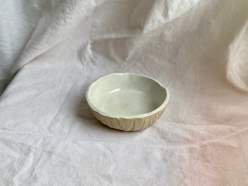 Bol Saint-Jacques - ⌀12 cm - Grès Doux - Blanc Gloss