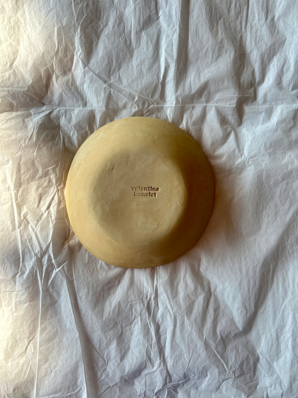 Assiette creuse - ⌀17 cm - Grès Roux - Blanc Gloss