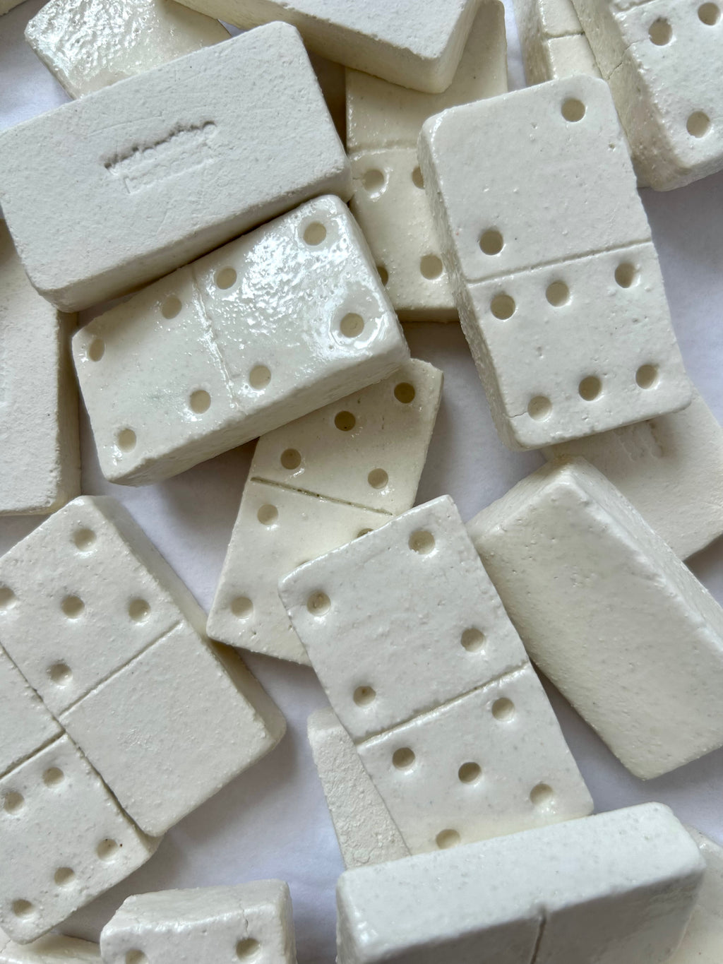 Dominos - Set - Grès Blanc Gloss