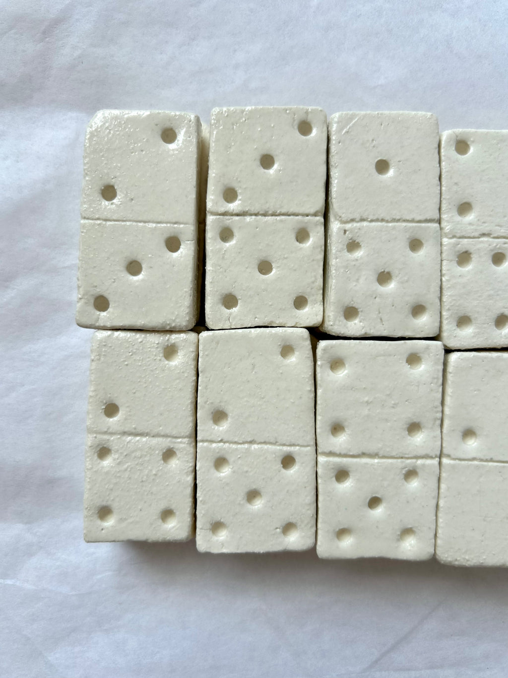 Dominos - Set - Grès Blanc Gloss