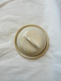 Boîte Ronde - Grès Clair - Blanc Gloss