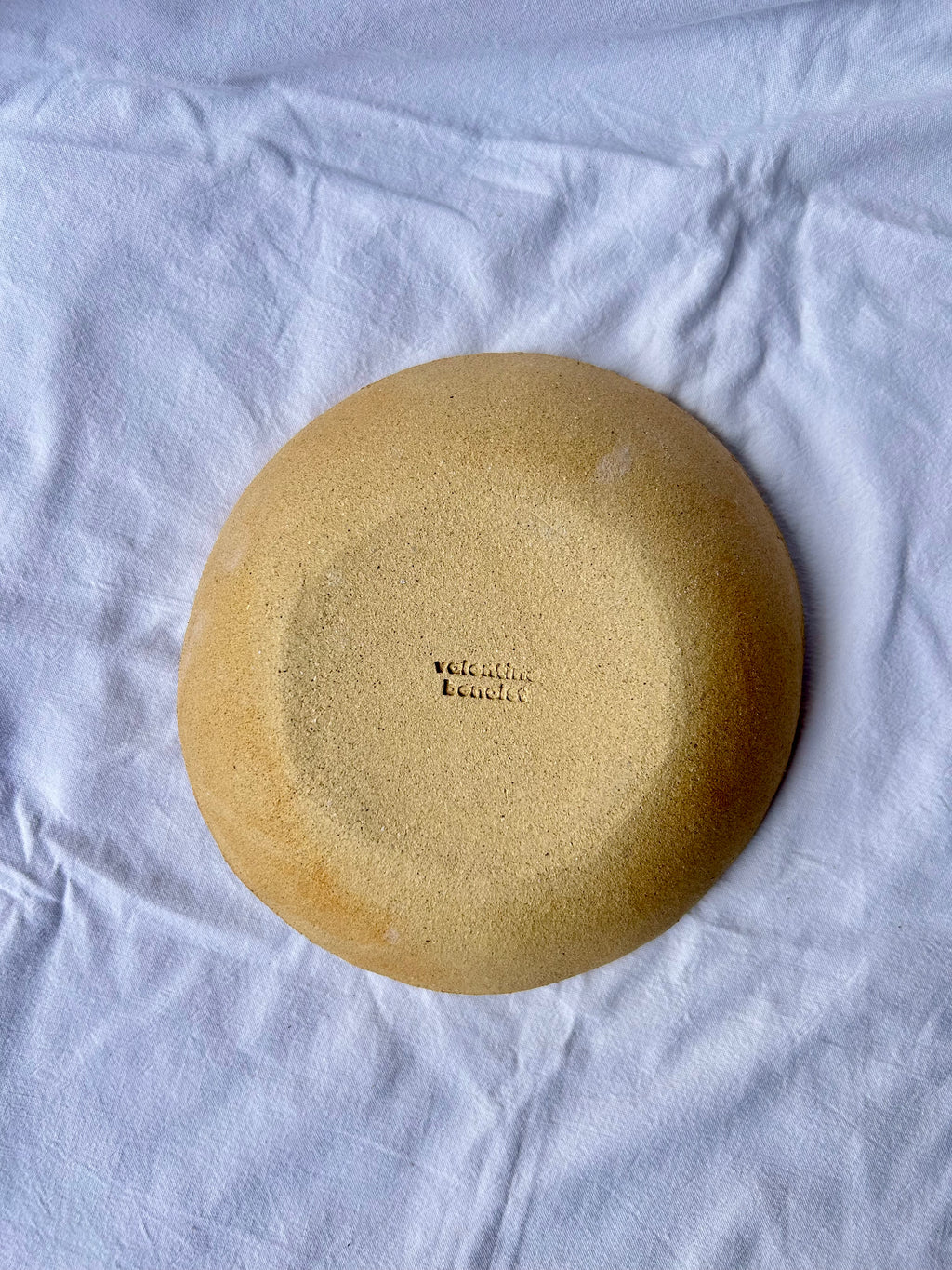 Saladier - ⌀21 cm - Grès Sable - Blanc Gloss
