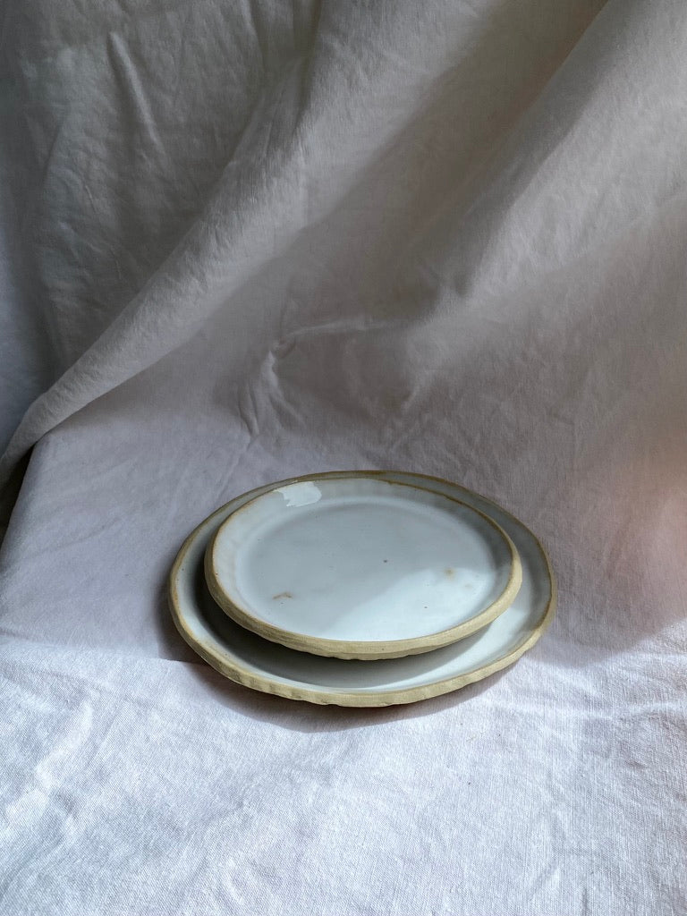 Assiette Saint-Jacques - ⌀25 cm - Grès Doux - Blanc Gloss