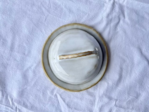 Beurrier Saint-Jacques - Rond - Grès Doux - Blanc Gloss