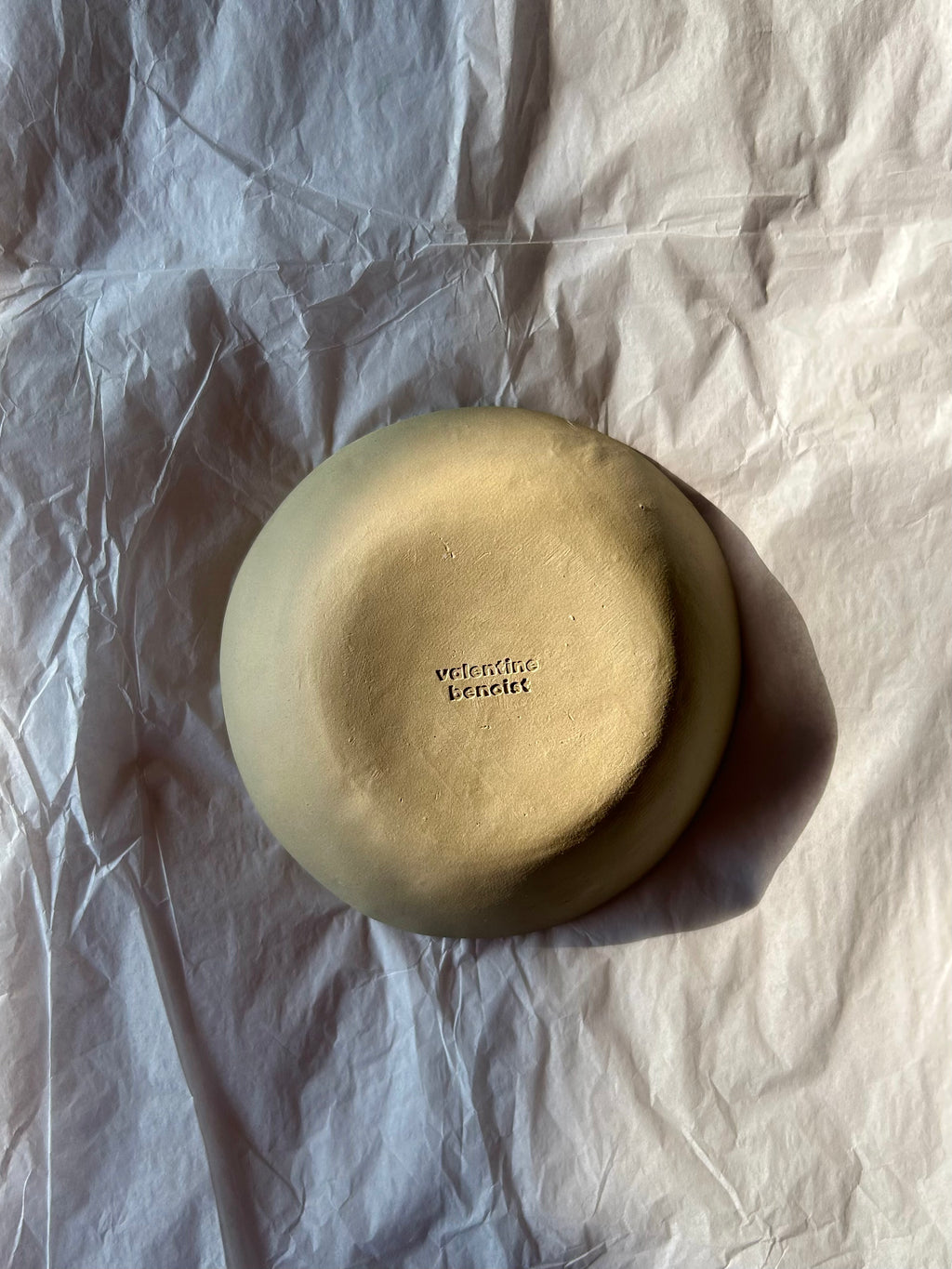 Assiette creuse - ⌀16 cm - Grès Doux - Blanc Gloss