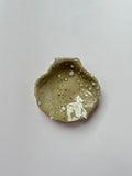 Scallop Shell Dish - Beige Stoneware - Wood-Fired