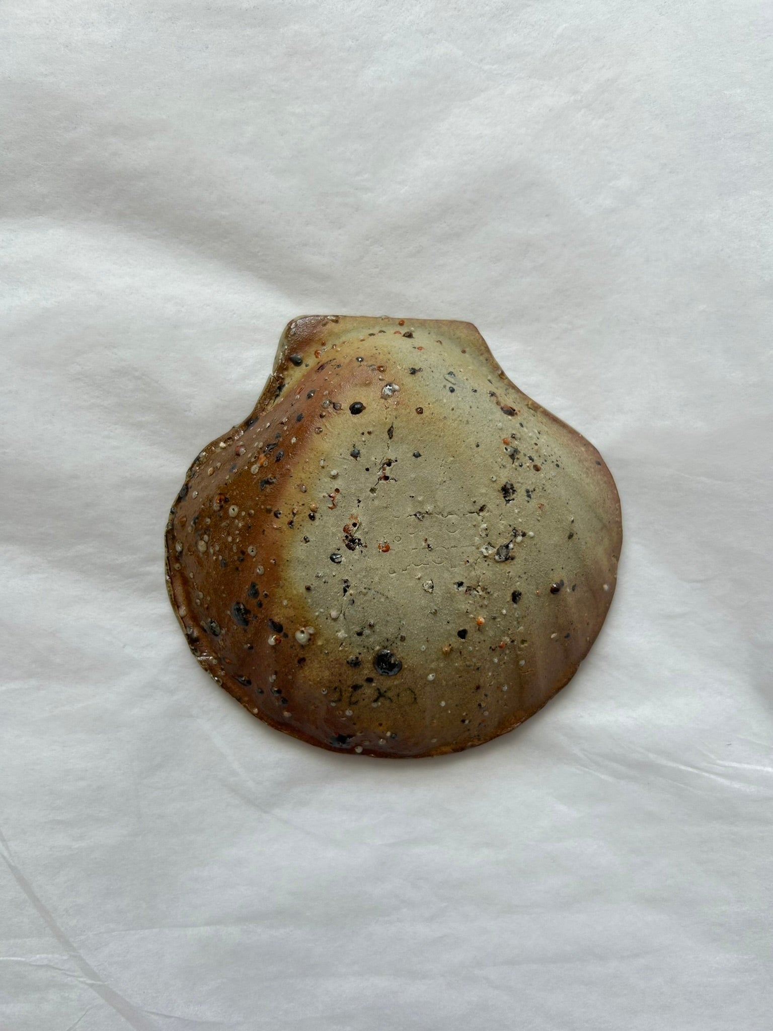 Coupelle Coquille Saint-Jacques OX14 - Grès, Laisse de Mer - Feu de Bois 05/2026