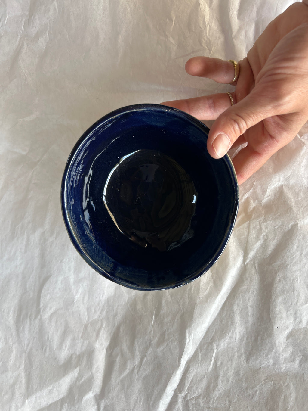 Bol - ⌀14*5 cm - Grès Doux - Bleu Nuit