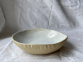 Saladier Saint-Jacques - 20*5 cm - Grès Doux - Blanc Gloss