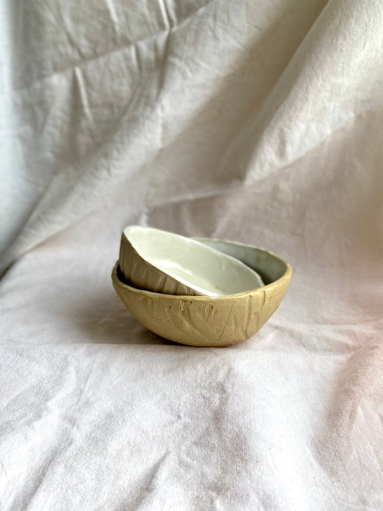 Bol Saint-Jacques - ⌀12 cm - Grès Doux - Blanc Gloss