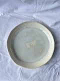 Plat Rond Creux - ⌀ 28 cm - Grès Blanc - Blanc Lunaire