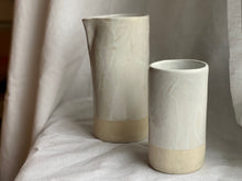 Charger l&#39;image dans la galerie, Water carafe / Jug / Vase - 20 cm - Gloss White
