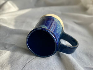 Coffee or tea mug - Soft clay - Midnight Blue