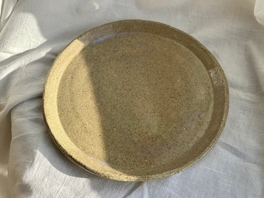 Side / Dessert plate - ⌀18 cm - Sandy Clay - Transparent