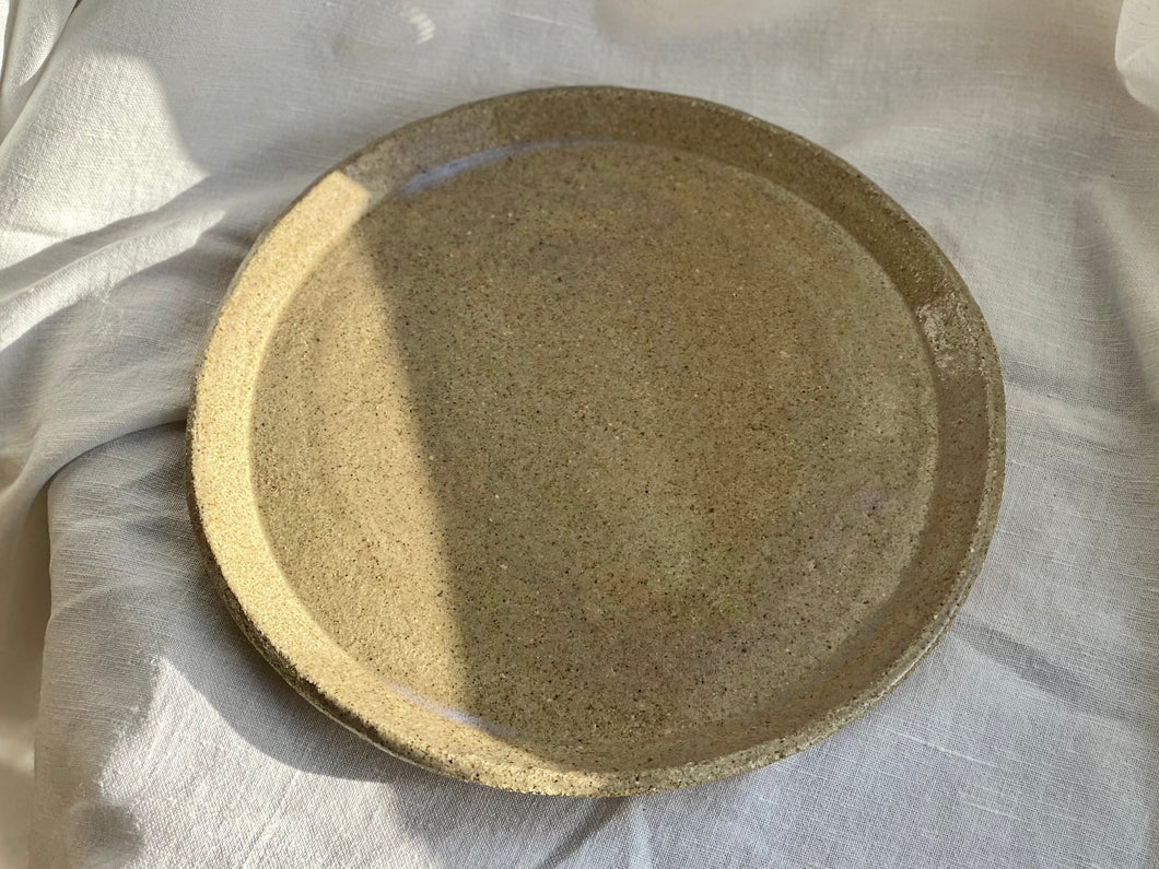 Side / Dessert plate - 18 cm - Sandy Clay - Transparent