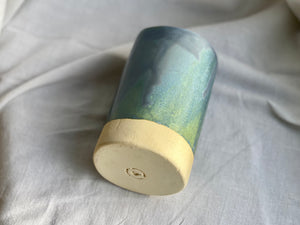 Vase - Medium - Soft clay - Grey Blue