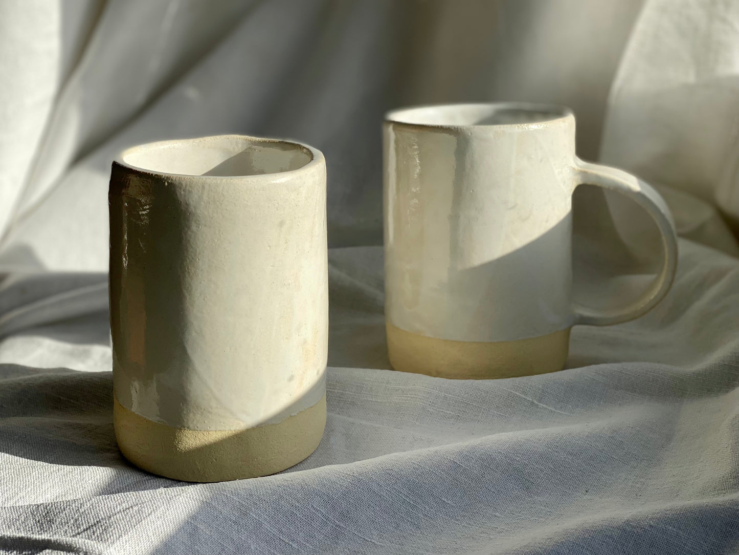 Gobelet / Tasse- Grès Doux - Blanc Gloss