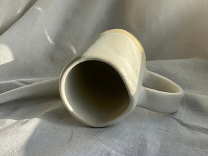 Coffee or tea mug - Soft clay - Matt White