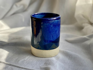 Tumbler / Small Vase - Soft clay - Midnight Blue