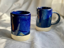Load image into Gallery viewer, Coffee or tea mug - Soft clay - Midnight Blue
