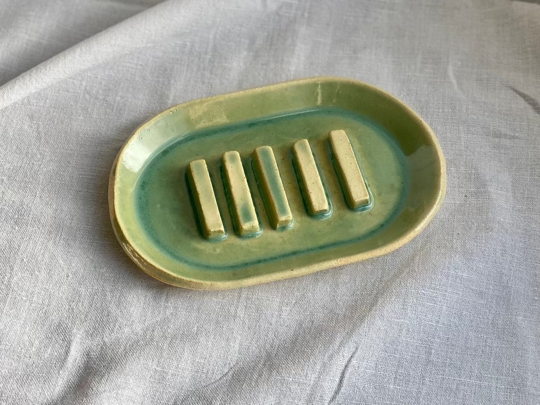 Soap dish - Oval - Celadon Green