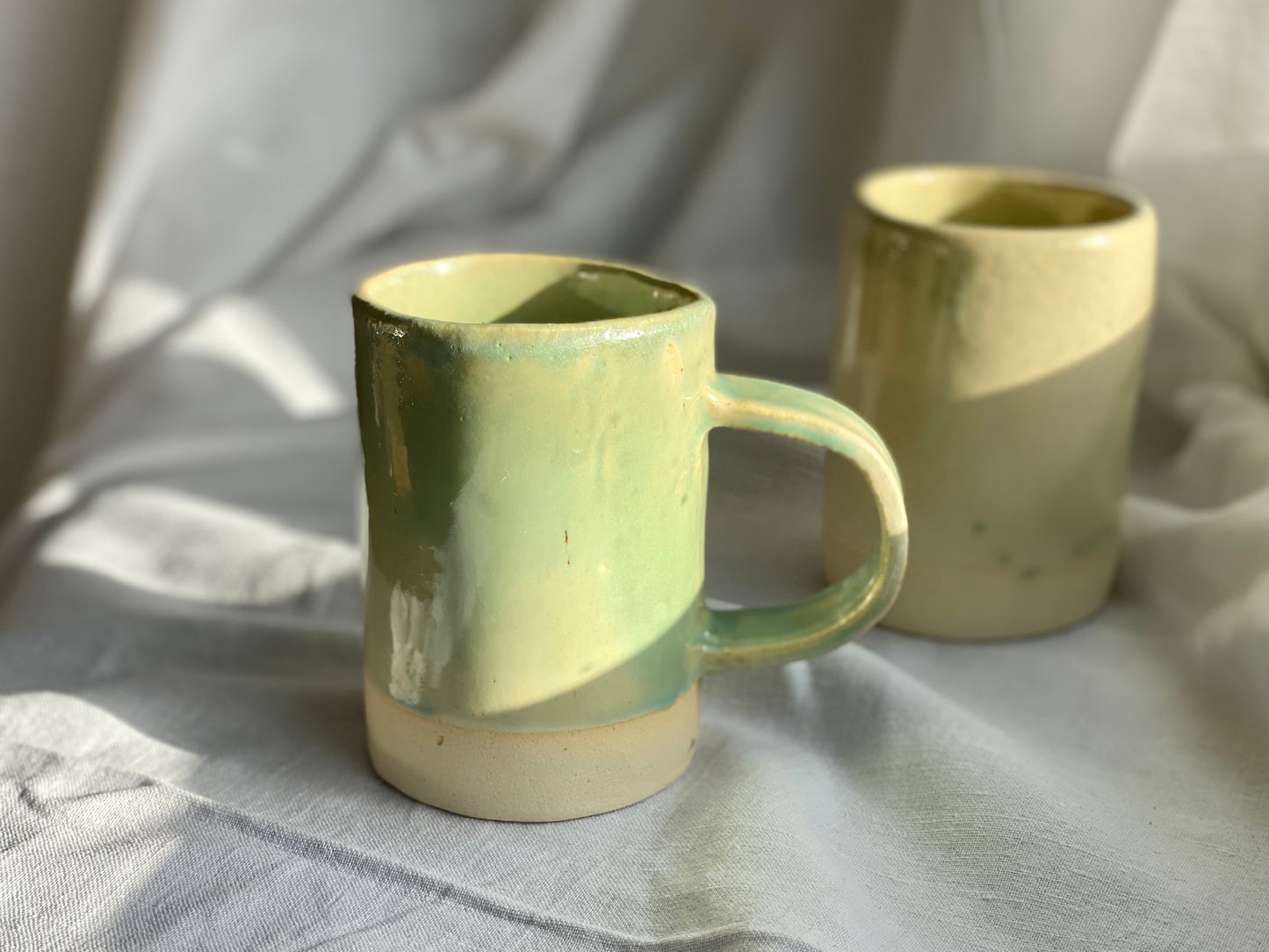 Coffee or tea mug - Soft Clay - Celadon Green