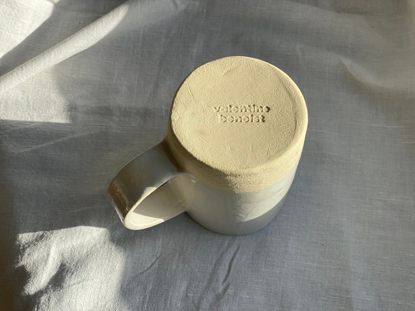 Coffee or tea mug - Soft Clay - Gloss White