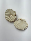 Boîte Coquille Saint-Jacques - Grès Beige - Blanc Gloss