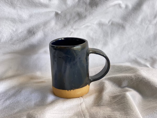 Mug - Grès Roux - Bleu Nuit | Valentine Benoist Ceramics Studio