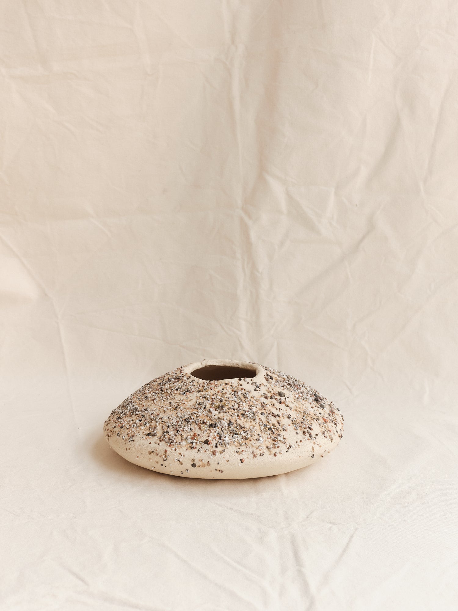 Vessel 05 ~ Stoneware, Sea Debris