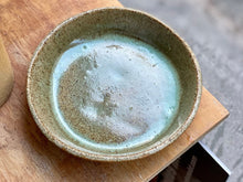 Load image into Gallery viewer, Serving dish - Sandy Clay - Celadon Green
