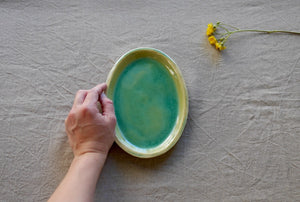 my-hungry-valentine-ceramics-studio-dish-oval-side-bg-celadon-top-hand