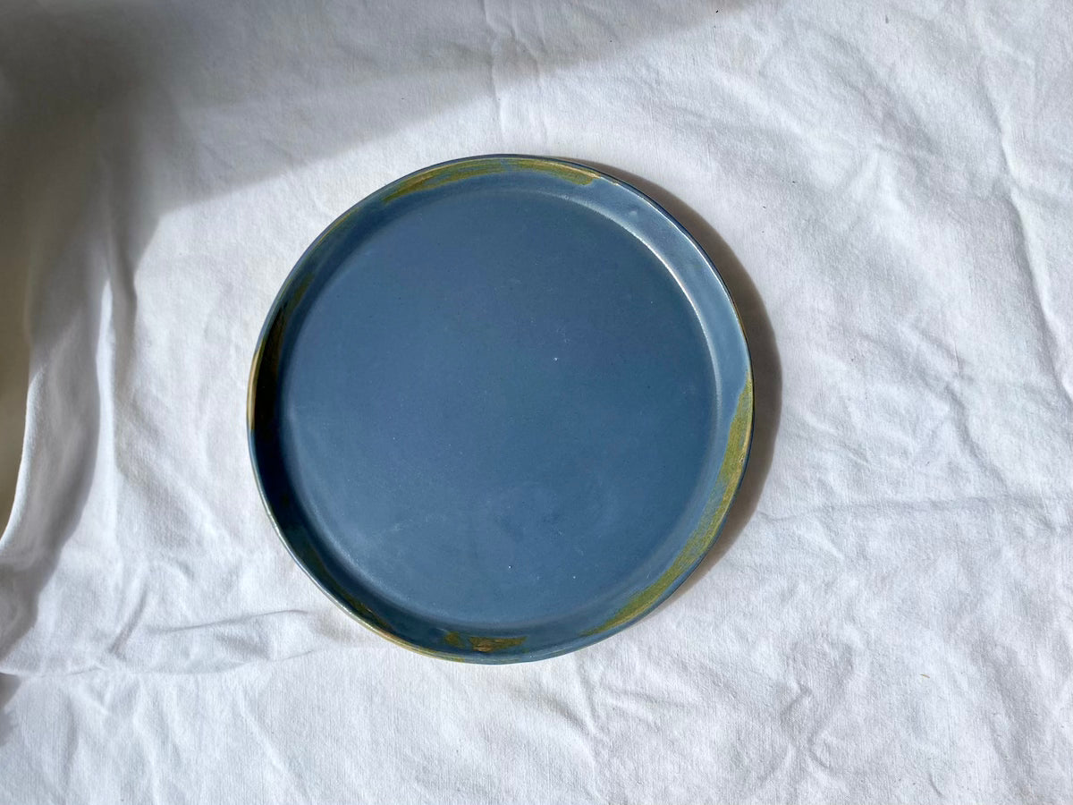 Assiette - ⌀21 cm - Grès Doux - Bleu Gris