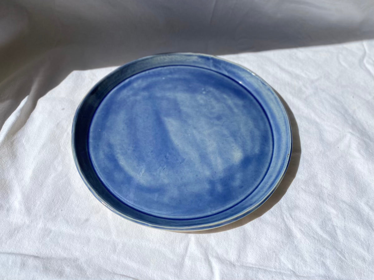 Assiette - ⌀21 cm - Grès Doux - Bleu Délavé